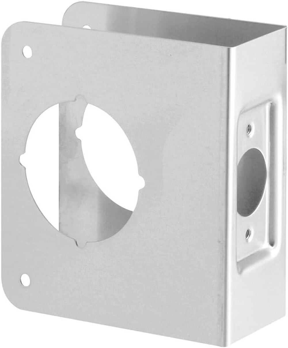 MP10852 Lock and Door Reinforcer 2-1/8 In. x 2-3/8 In. x 1-3/8" Stainless Steel